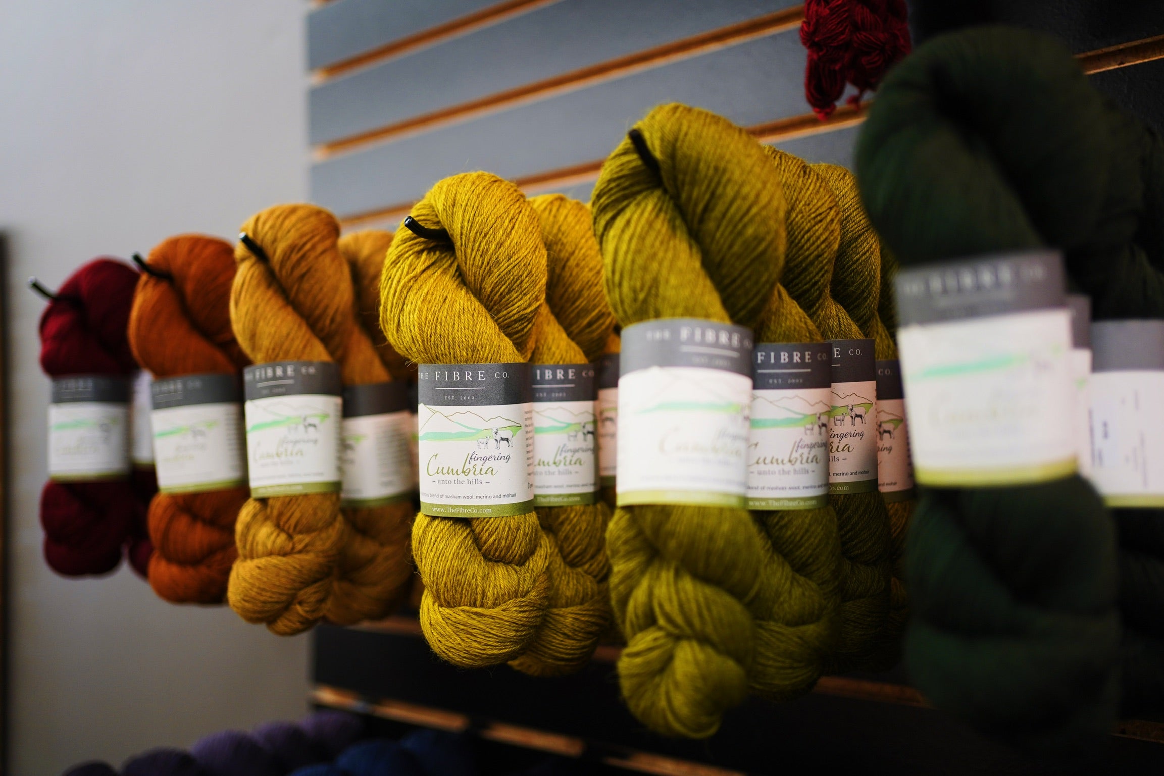 Cumbria Yarn, Merino Wool, Masham Wool and Mohair