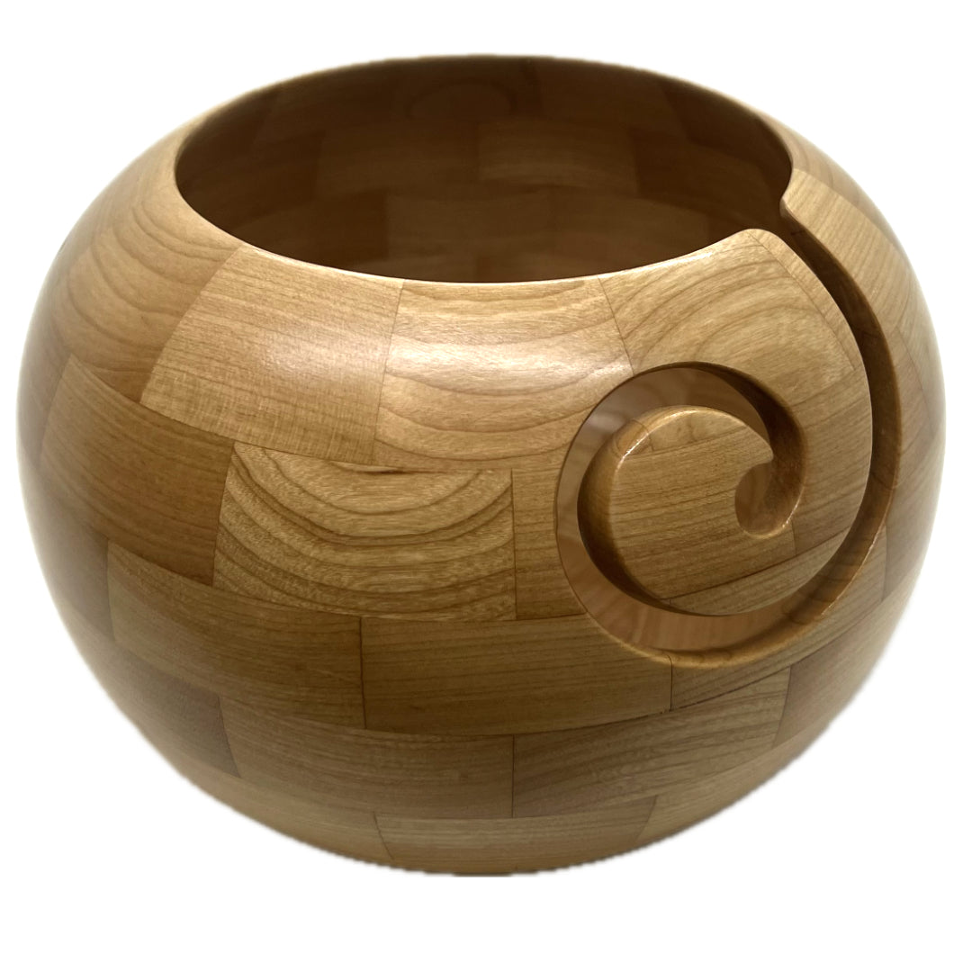 Handmade Wooden Yarn Bowl