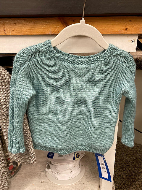 Crosscut Baby Pullover