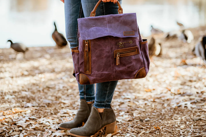 Midi Backpack-Purple