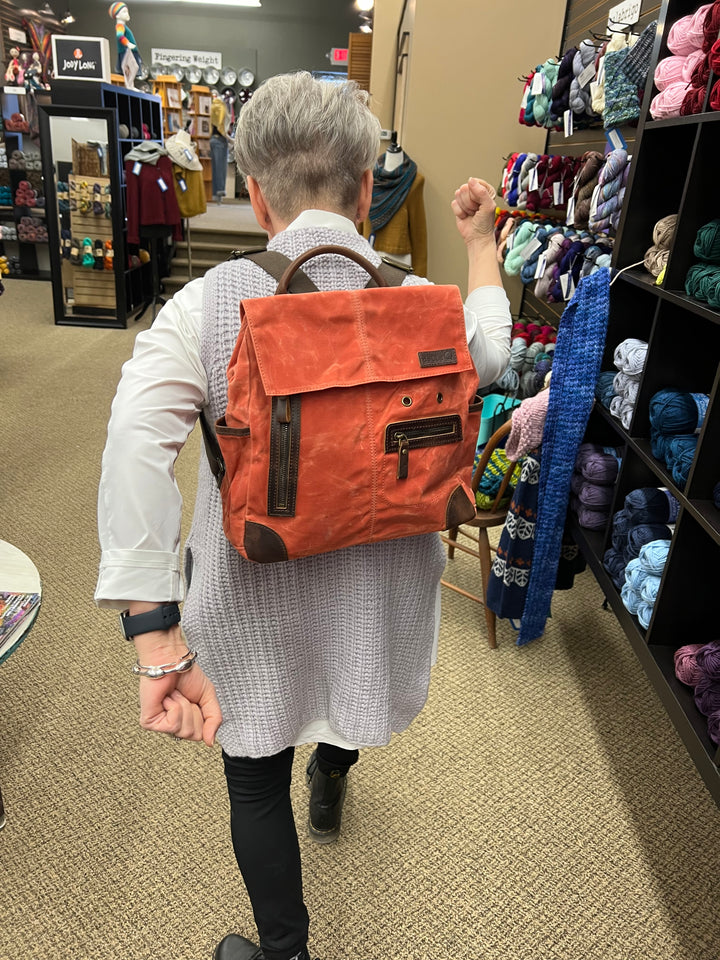 Midi Backpack-Orange