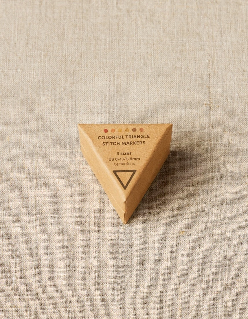 A triangle box containing the triangle stitch markers. 