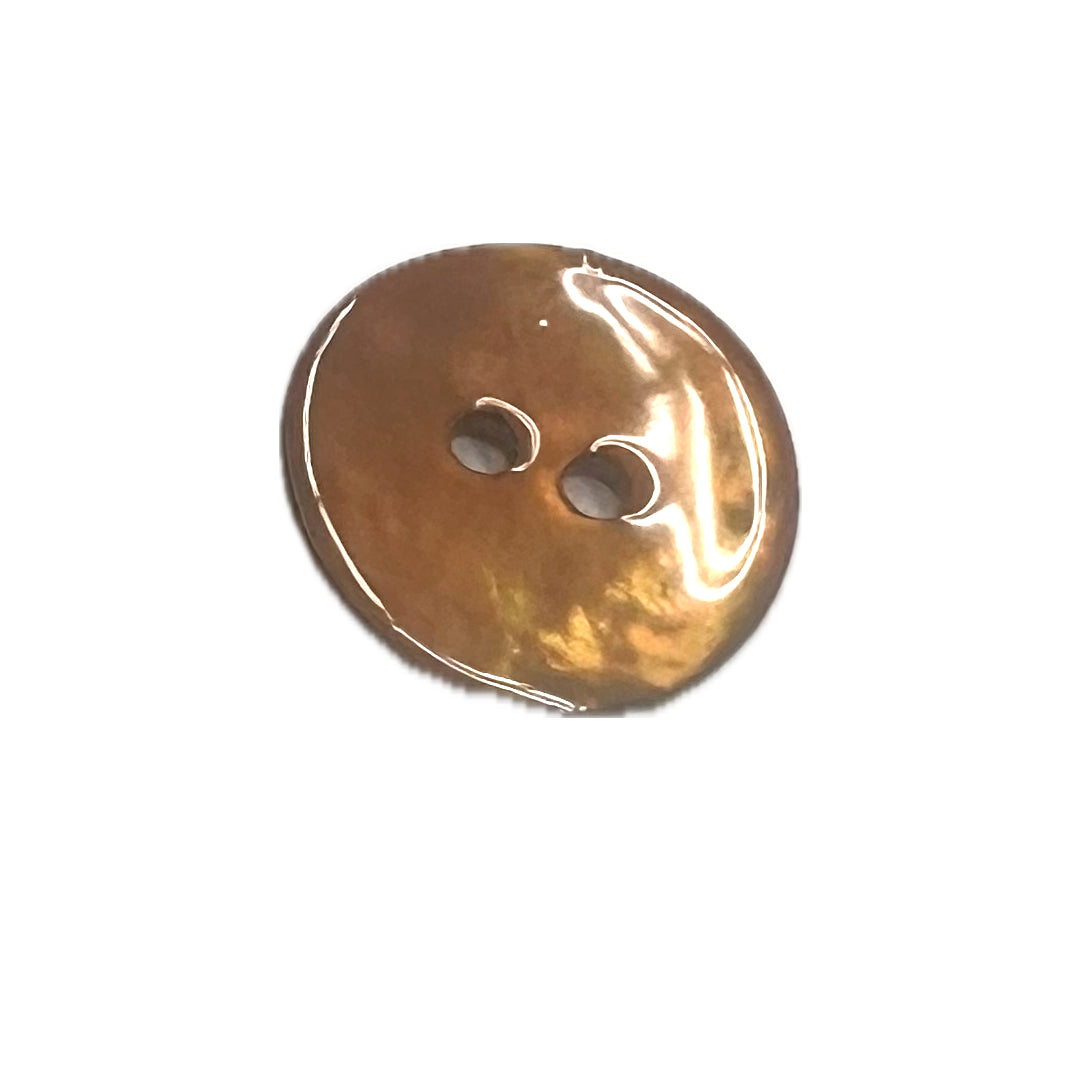 Shell button with 2 holes.