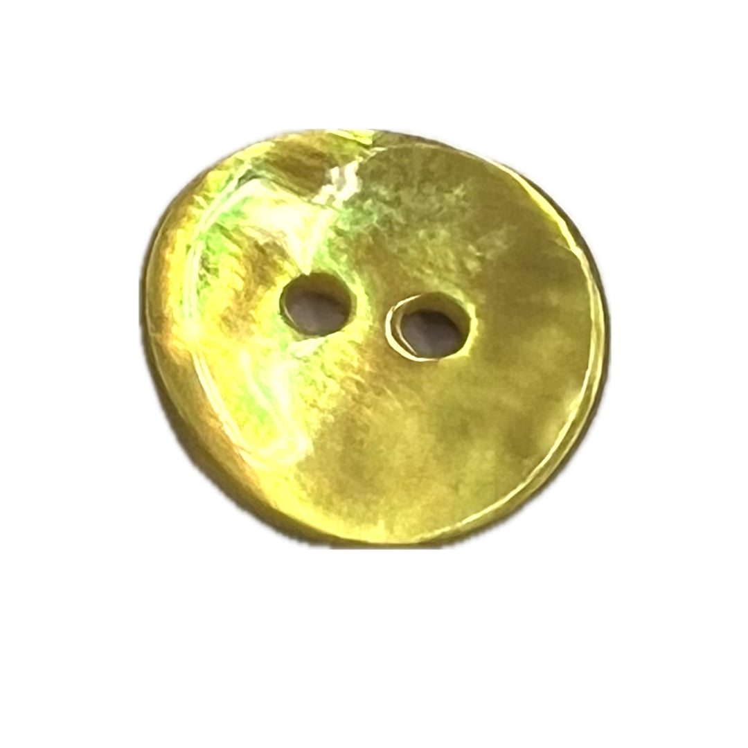 green shiny button