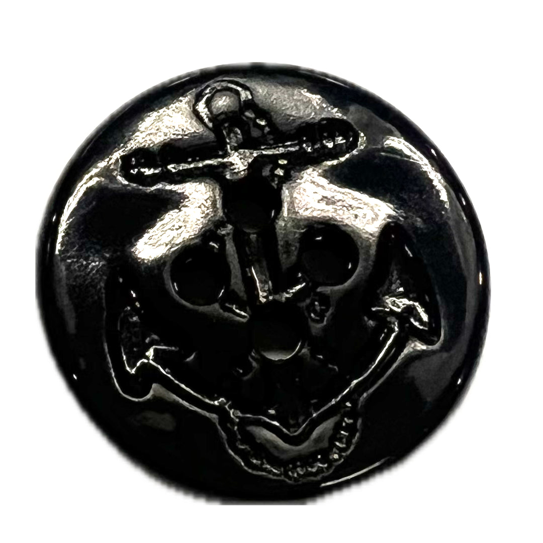 4 hole button with anchor on it.