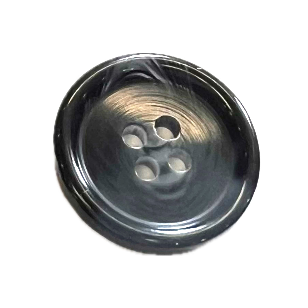 faux horn button with 4 holes