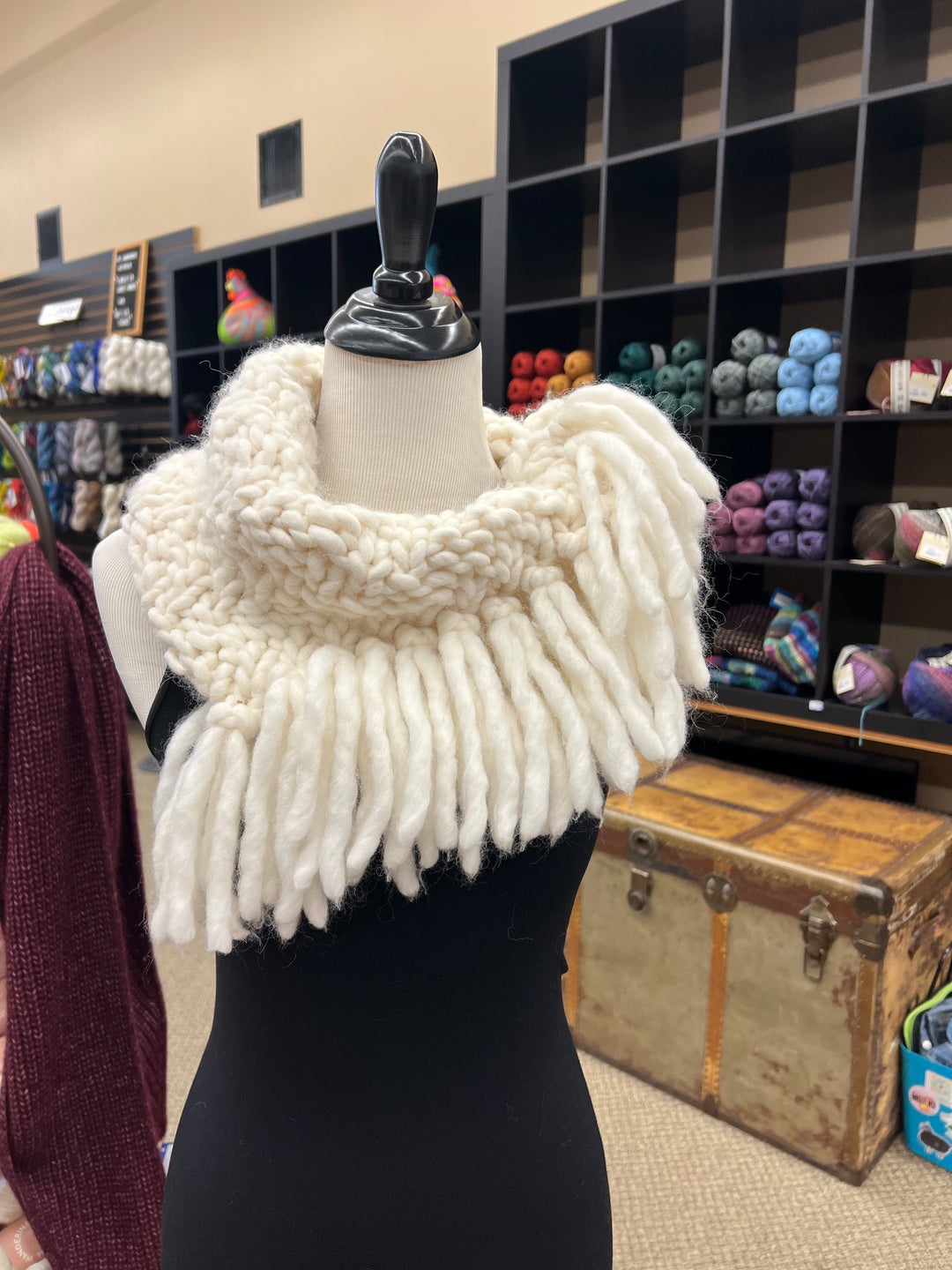 Cozy Fringe Shawl