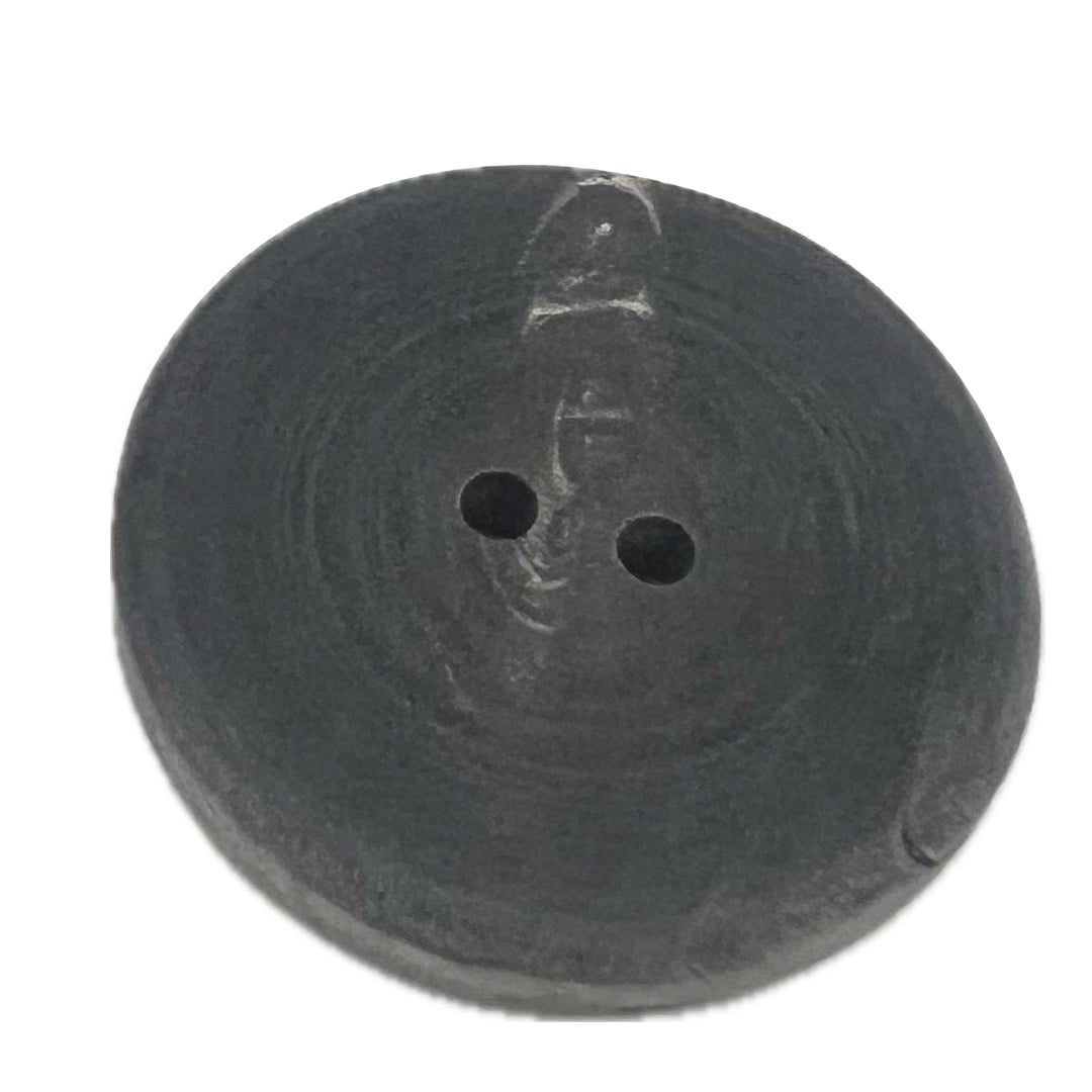 2 holed button made of horn.