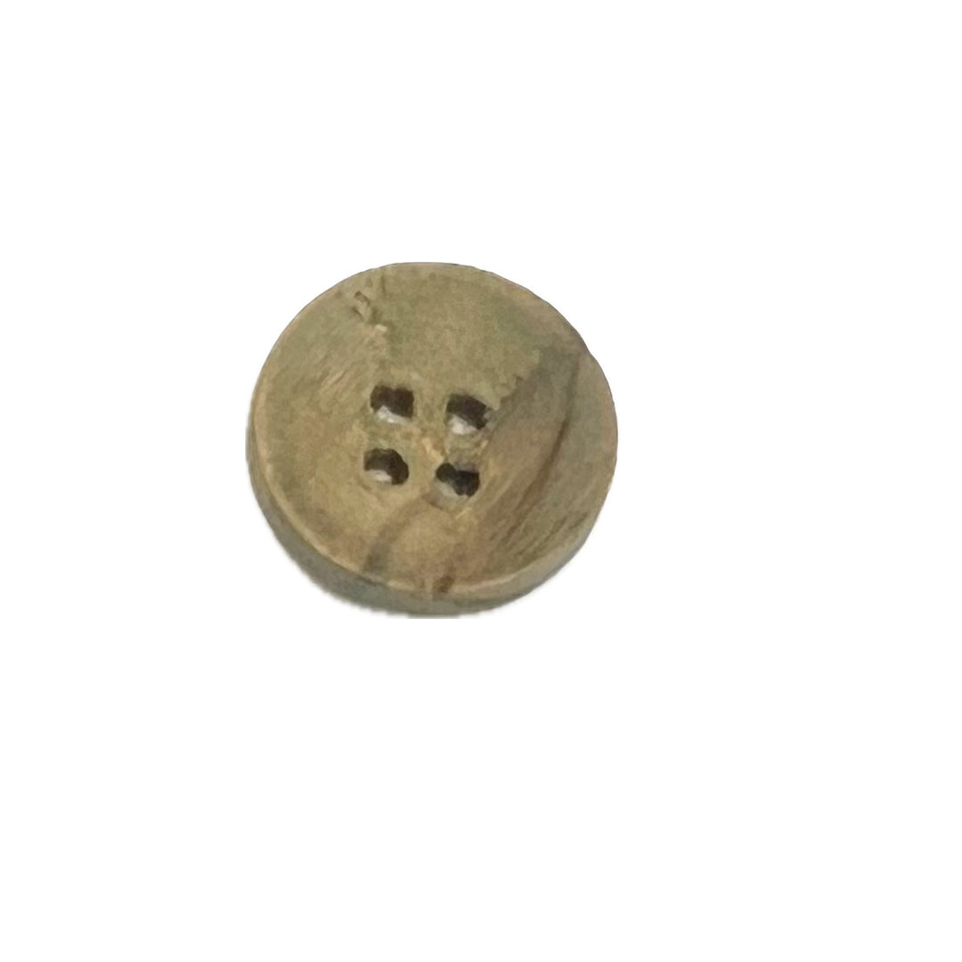 green wood button.