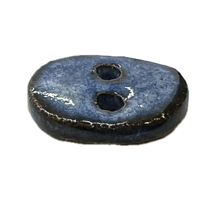 Handmade-17mm-oval blue