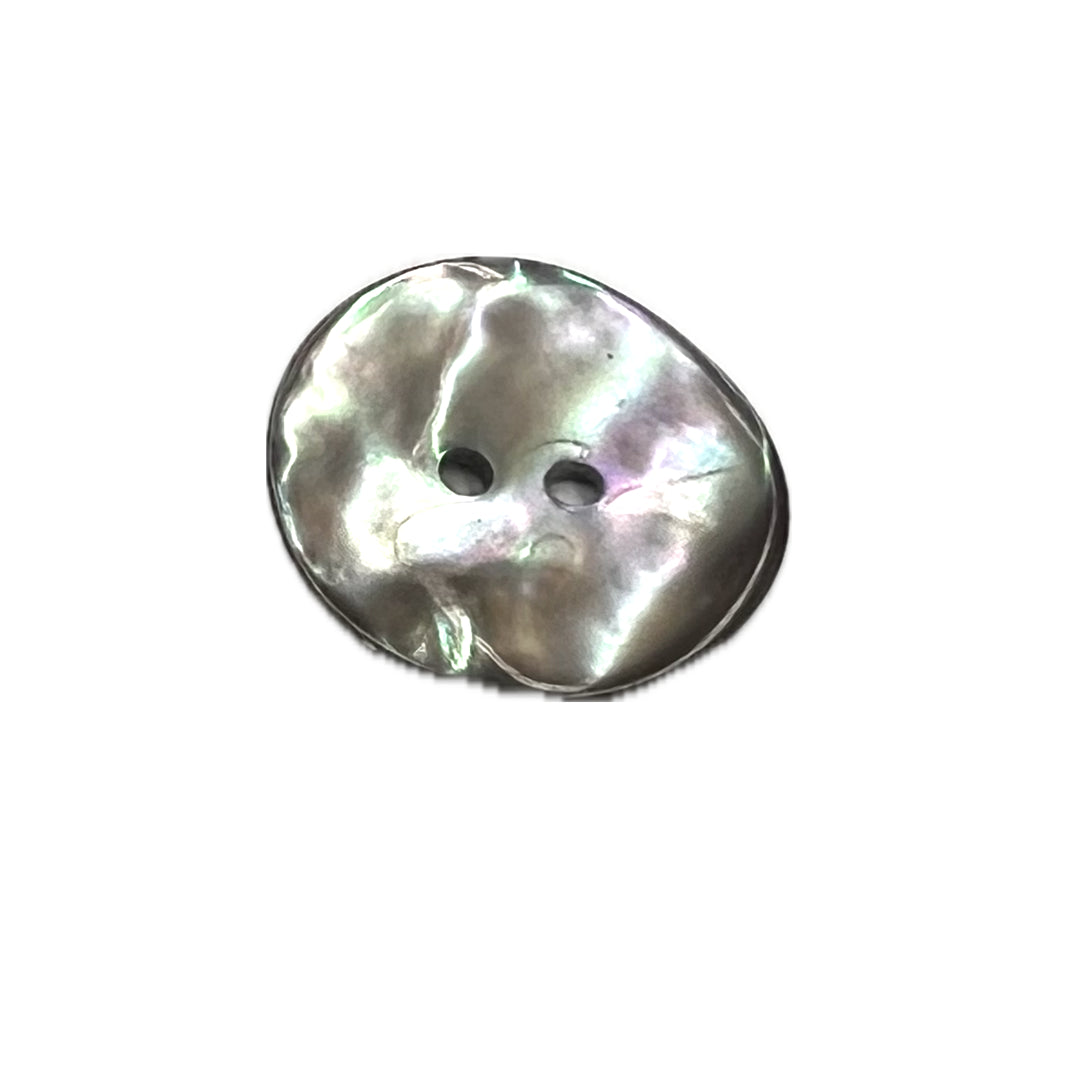 Shell button with 2 holes.