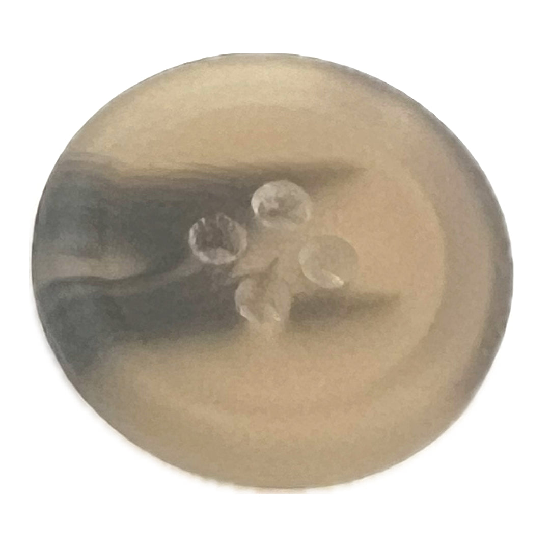 Round button with 4 holes.