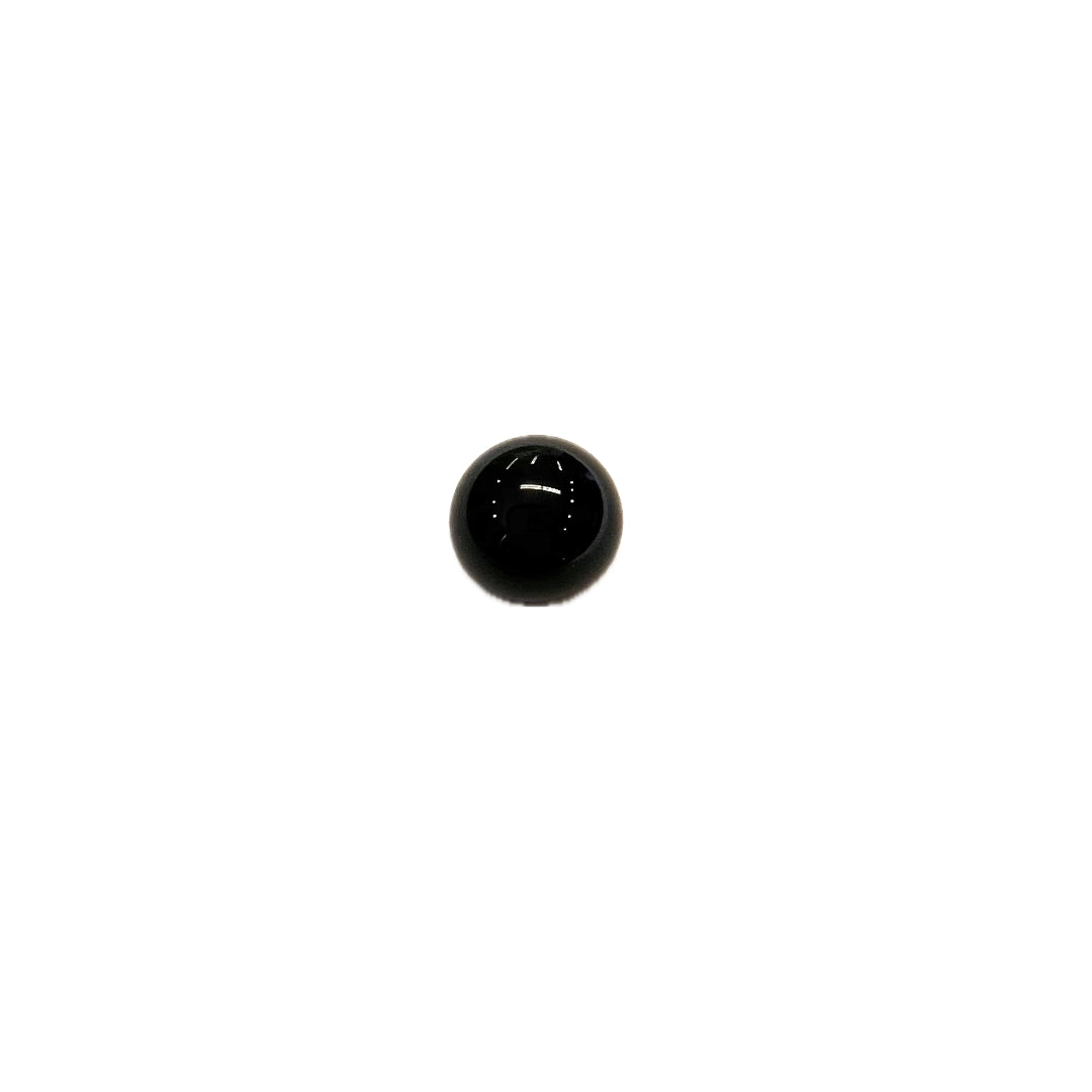 Black Sew Through Button