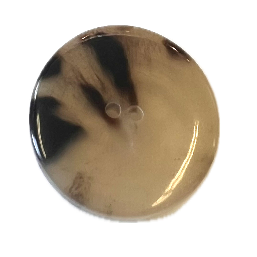 horn button with 2 holes