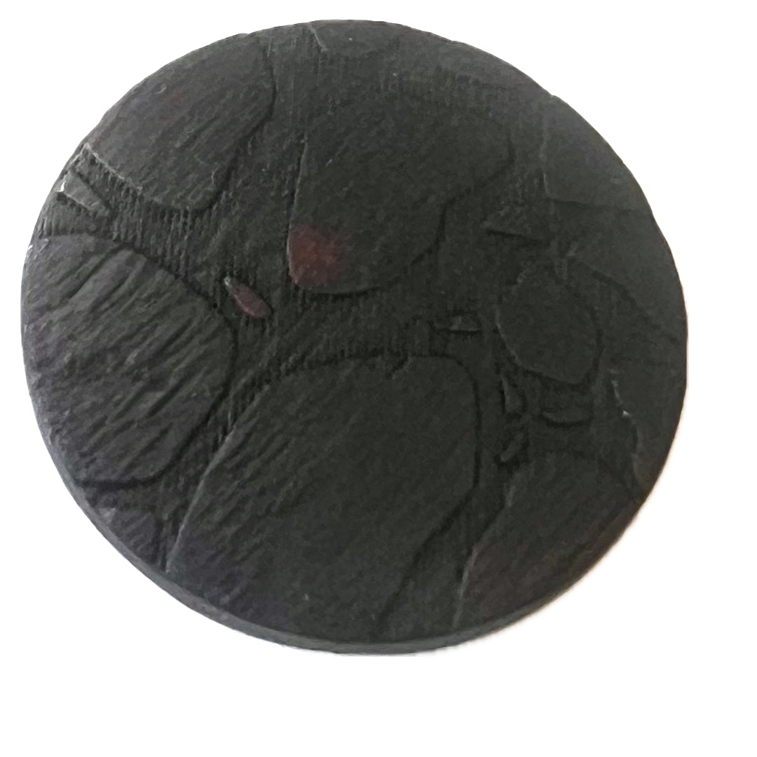 faux wood button