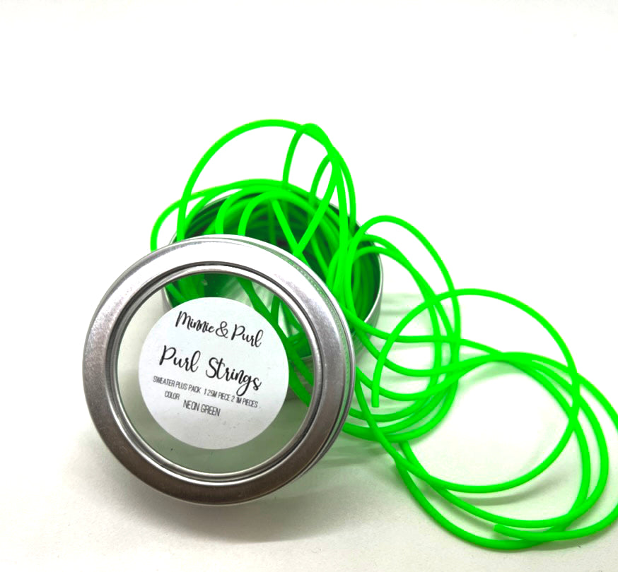 Purl Strings-Neon Green