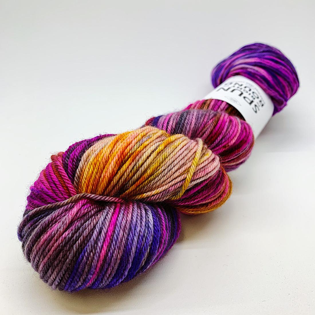 Purple Orchid* Gradient yarn 75/25 Merino/Silk - Fingering - hand dyed  yarns and more