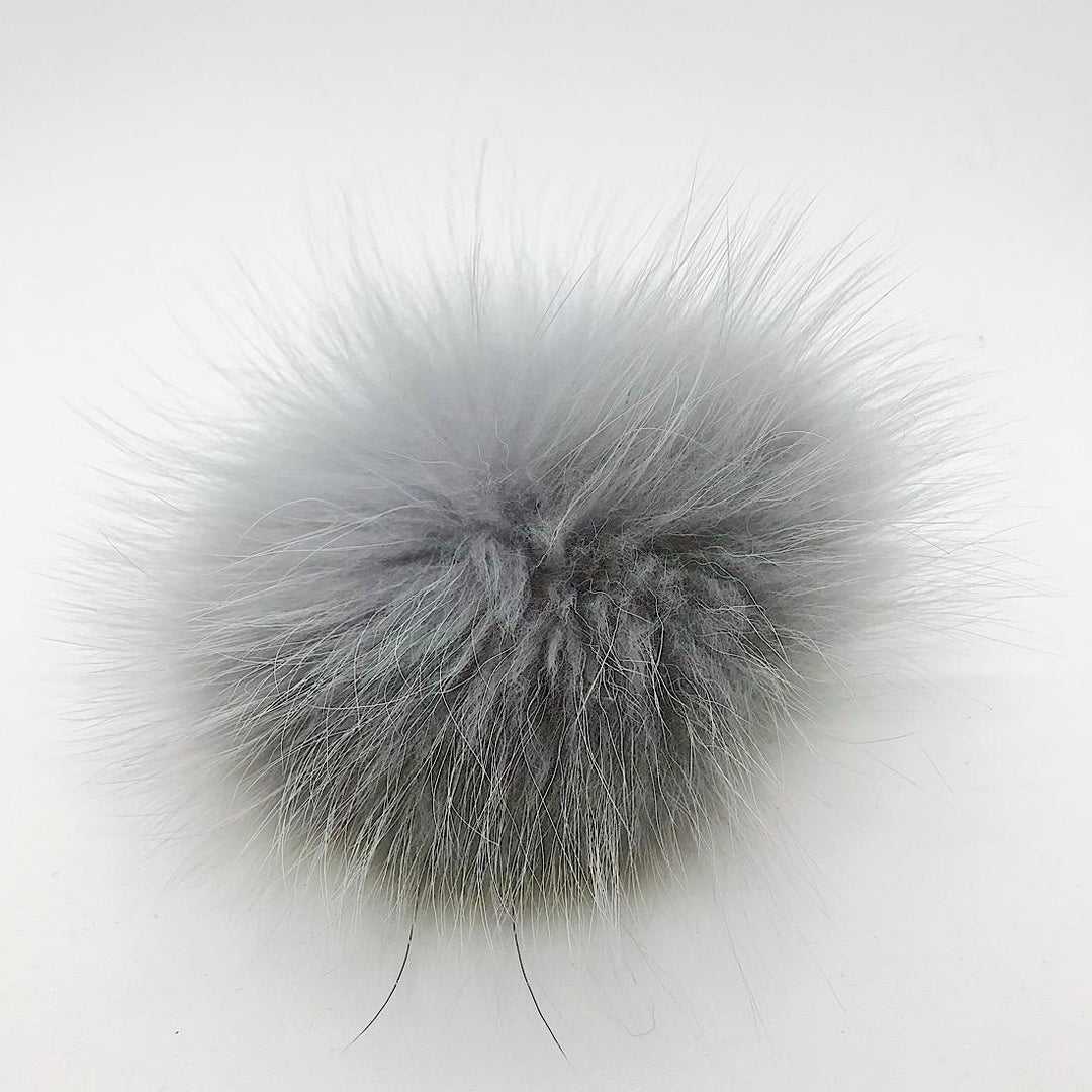 XL Pompom-Light Grey