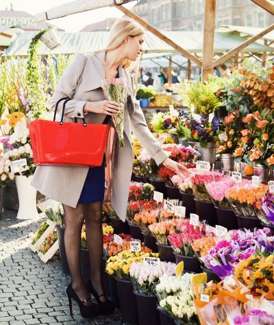 Swedish Hinza Tote-Red