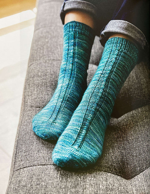 Knit 2 Socks in 1