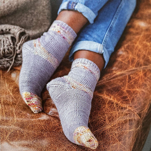 Knit 2 Socks in 1