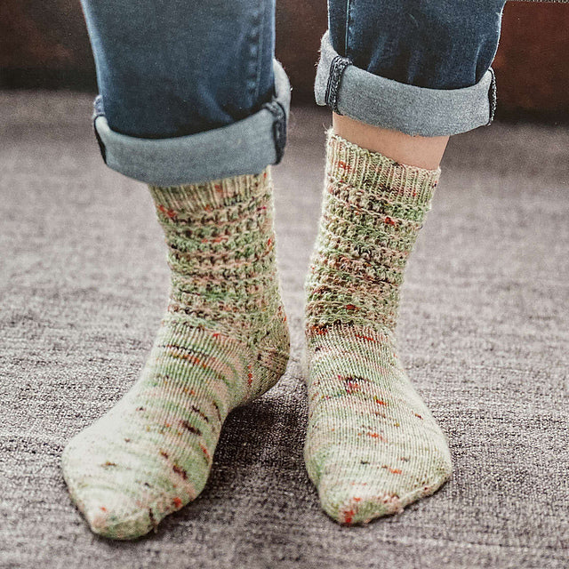 Knit 2 Socks in 1